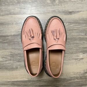 Dr. Martens Pink Leather Loafers
